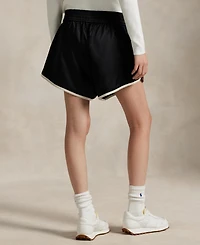 Polo Ralph Lauren Women's Elastic Waist Logo Detail Shorts
