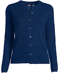 Lands' End Women's Plus Cashmere Cardigan Sweater