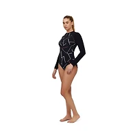 Free Sport by gottex Women's Kai Long Sleeve One Piece