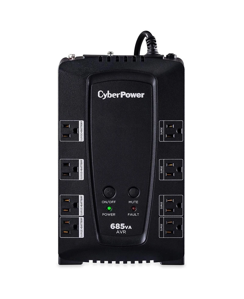 CyberPower CP685AVRG 685VA/390W AVR Ups Surge Protector & Battery Backup
