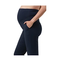 Ripe Maternity Alexa Classic Navy Crop Pants for Women