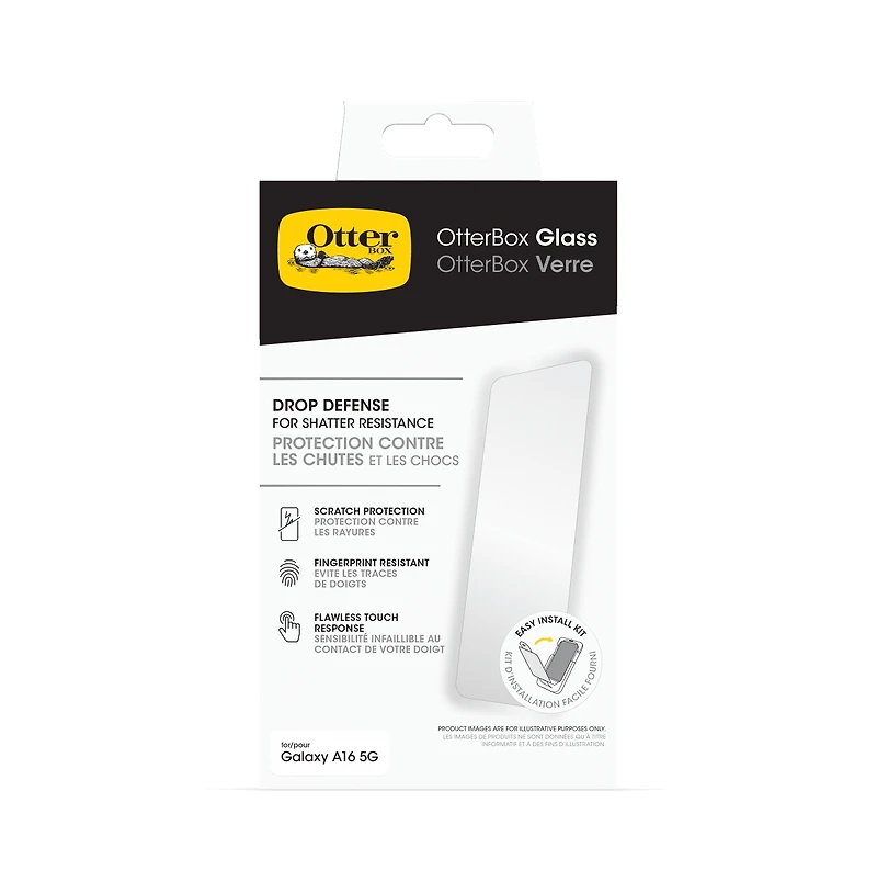 OtterBox Glass Screen Protector for Samsung Galaxy A16 5G-Clear