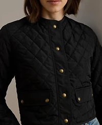 Lauren Ralph Women's Diamond Cropped Quilted Jacket