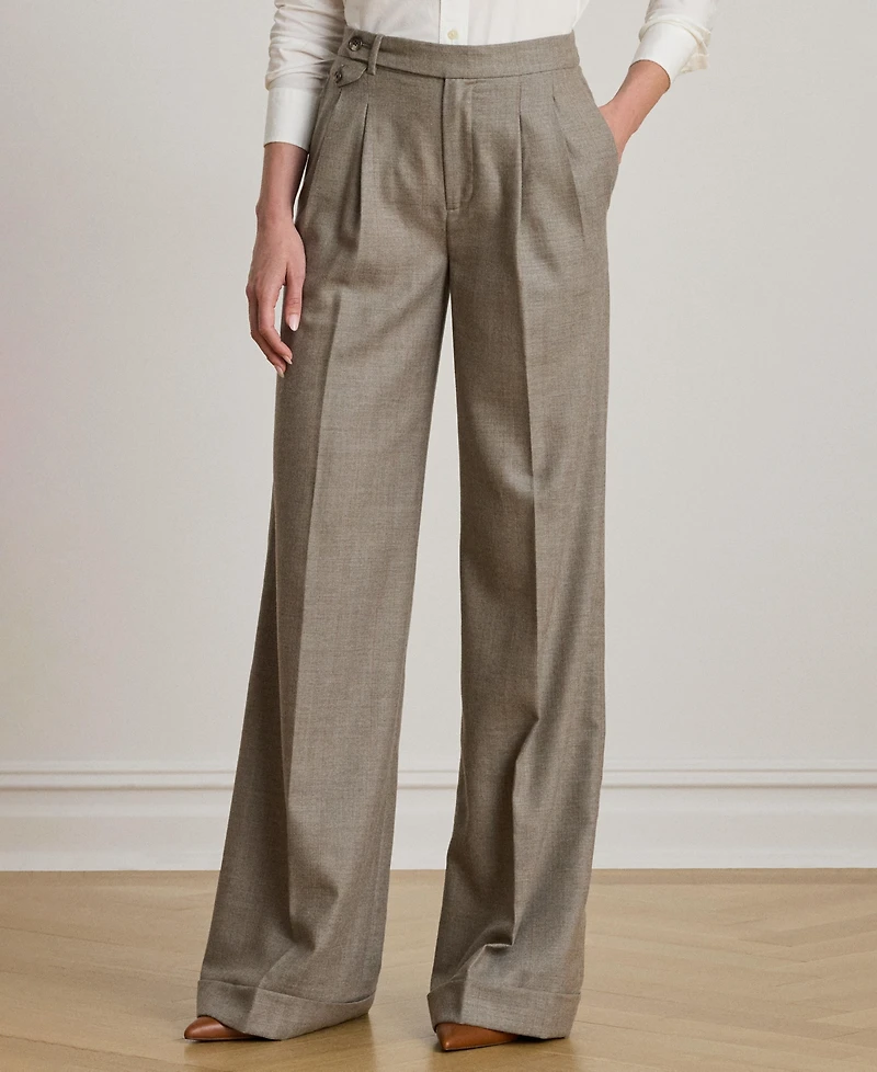 Lauren Ralph Women's Wide Leg Pants