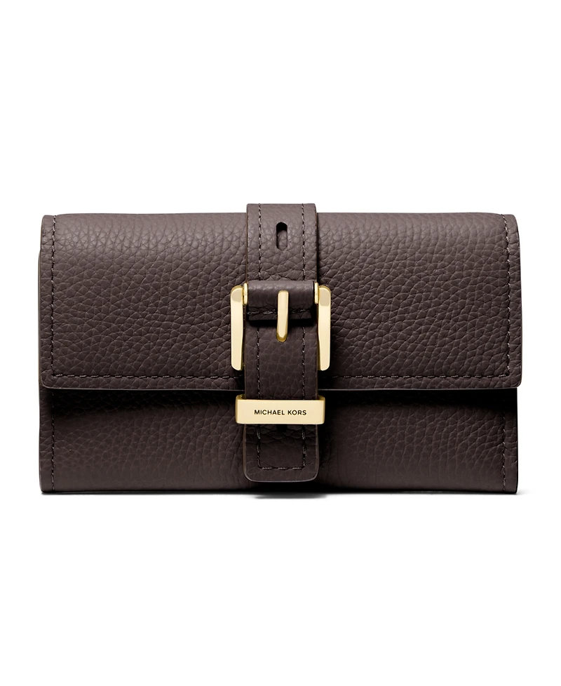 Michael Kors Nolita Flap Trifold Leather Wallet