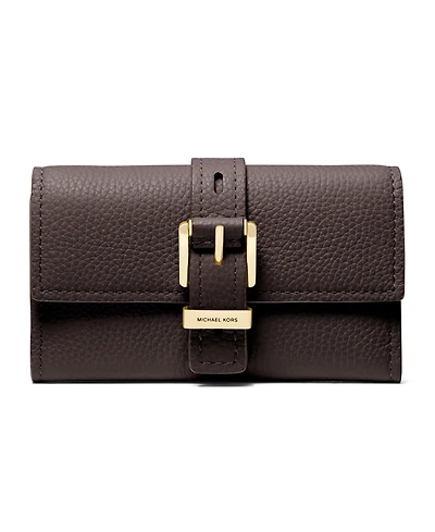 Michael Kors Nolita Flap Trifold Leather Wallet