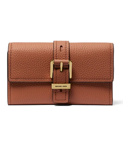 Michael Kors Nolita Flap Trifold Leather Wallet