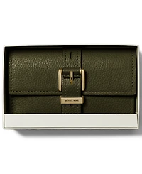 Michael Kors Nolita Flap Trifold Leather Wallet
