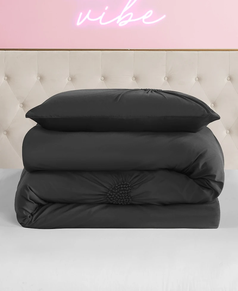 Juicy Couture Amora Gathered Heart 2-Pc. Comforter Set, Twin/Twin Xl