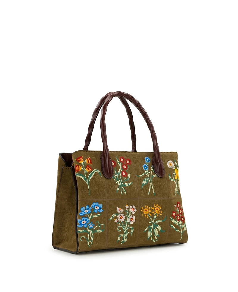 Patricia Nash Women's Genovese Zipper Satchel Bag