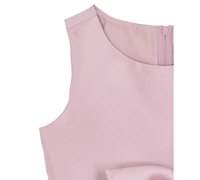 Rare Editions Toddler and Little Girls Mikado Cascade Bow Dress