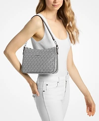 Michael Kors Jet Set Small Nylon Top Zip Pochette Crossbody Bag