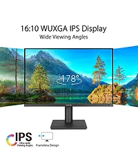 Asus BE248CFN 24.1" 16:10 Wuxga 100Hz Usb-c Docking Ips Led Monitor, Black