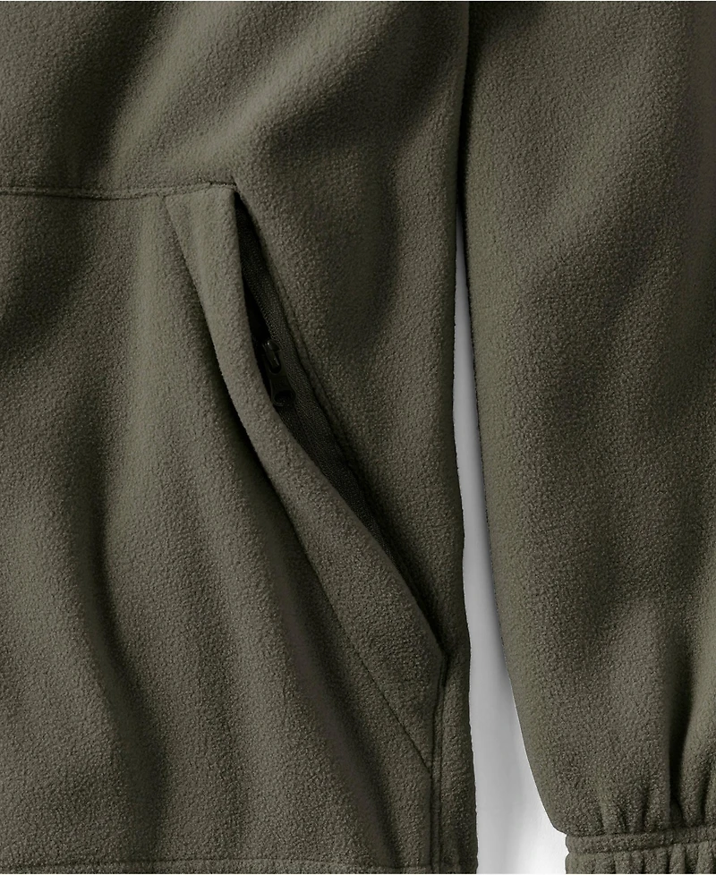 Lands' End Women's Anyweather RainDefense Fleece Full Zip Jacket