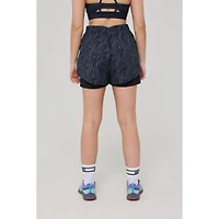 Oosc Elite 2 1 Running Shorts - Black Tiger