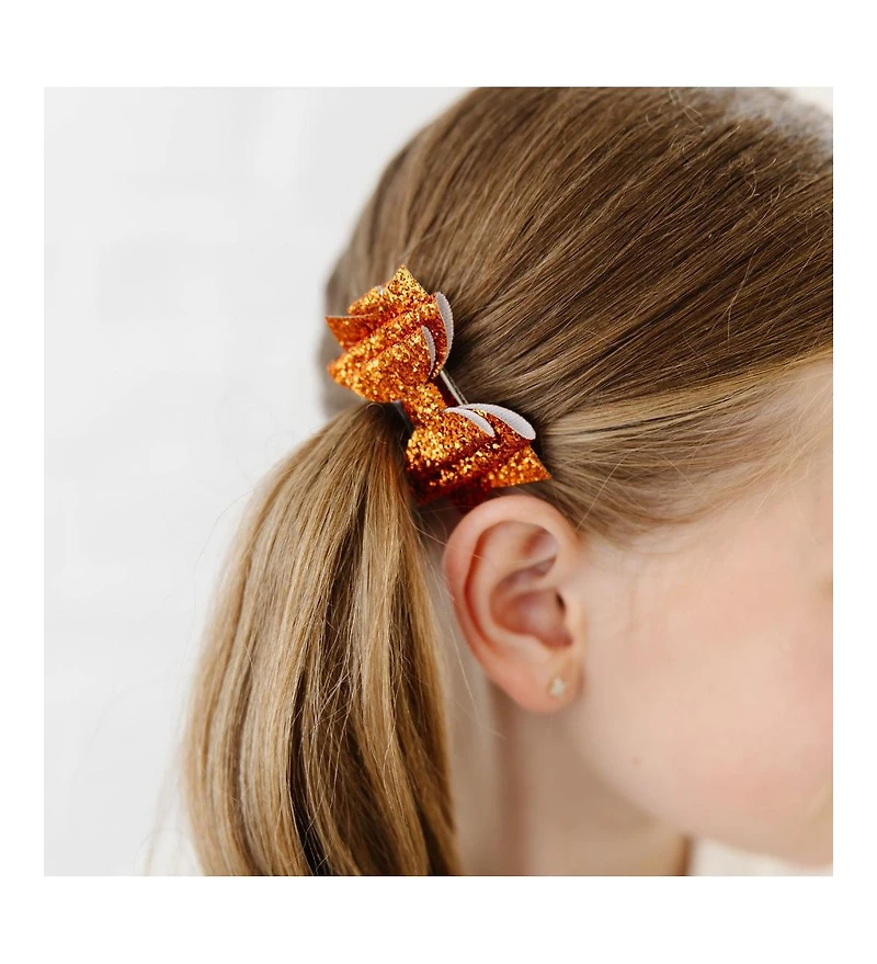 Sweet Wink Girls Spice Glitter Bow Clip Set