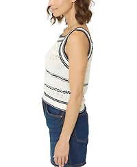 Central Park West Women's Emanuel Nautical Stripe Tank
