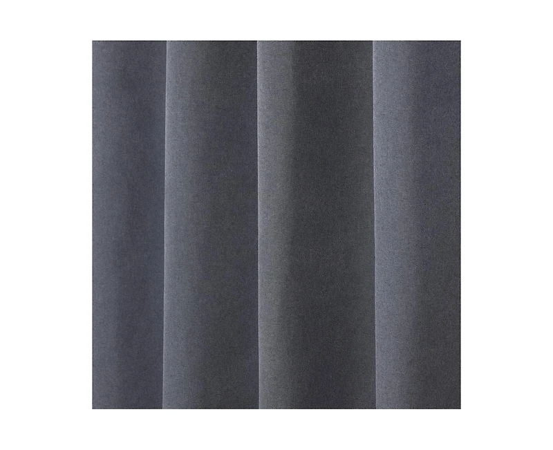 Superior Neal 100% Blackout Solid Machine Washable Curtains, Set of 2 Panels