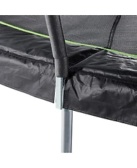 JumpKing 14' Round Trampoline with Safety Enclosure & Ladder Included – Black/Lime Green