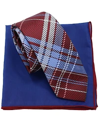 Ben Sherman Men's 2-Piece Tie and Pocket Square Half Box Set