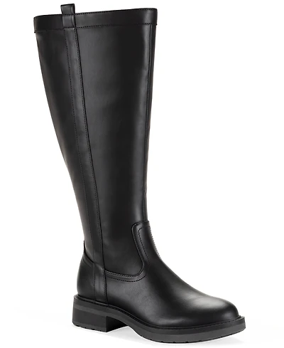 Style & Co Women's Terryy Wide-Calf Round Toe Tall Boots, Macy's Exclusive