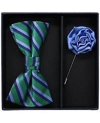Ben Sherman Men's 2-Piece Pre-Tied Bow and Lapel Pin Box Set