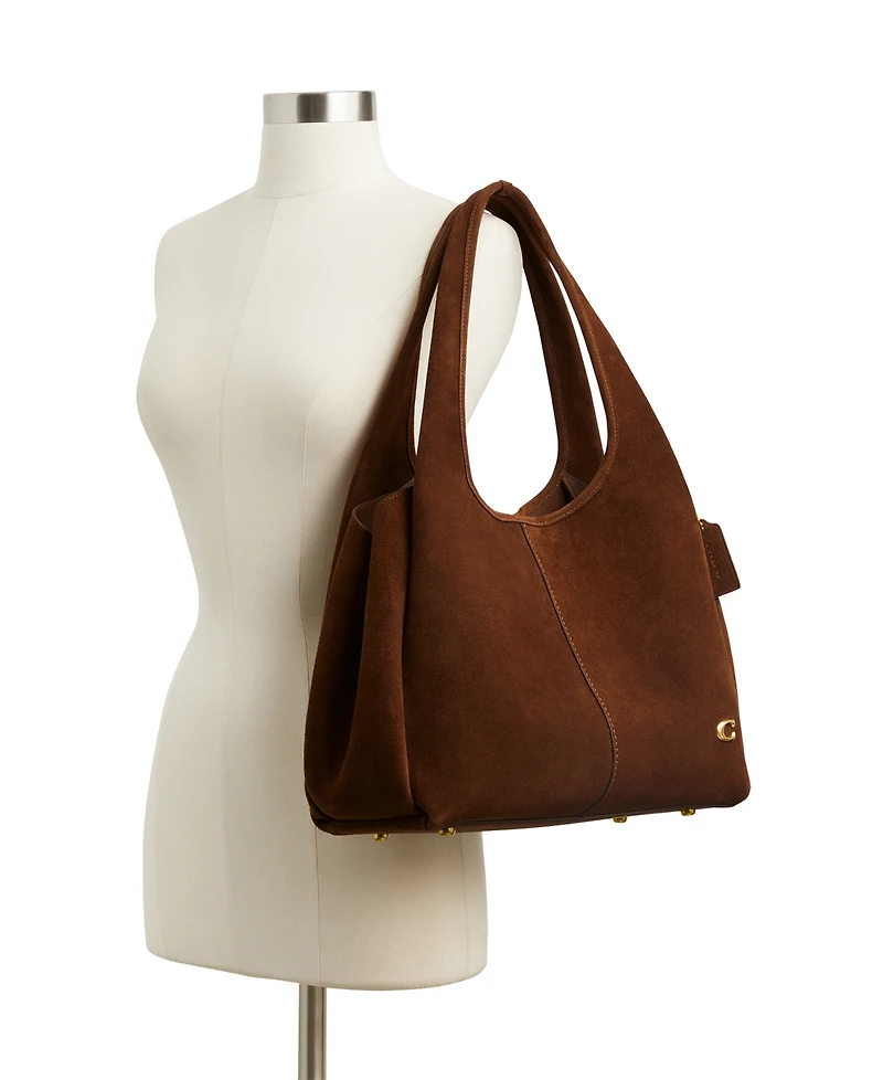 Coach Suede Lana Shoulder Bag