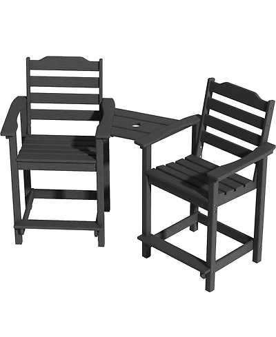Decksplore A set of 2 economical bar stools (including the table board)