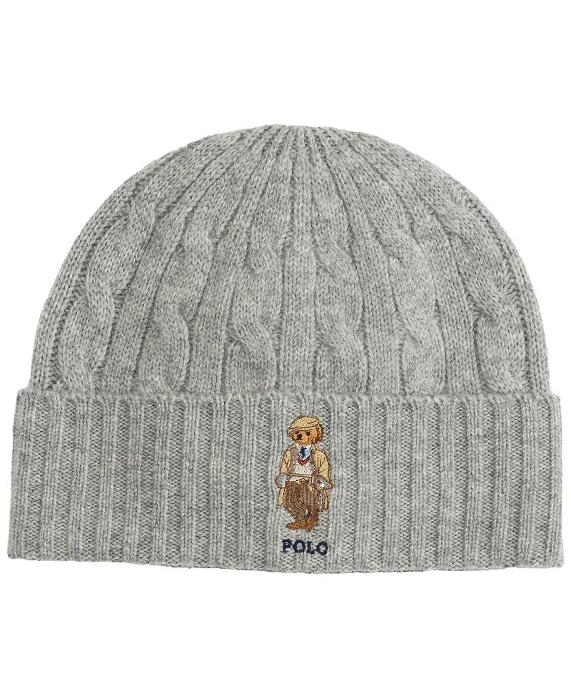 Polo Ralph Lauren Men's Charles Bear Cable Beanie