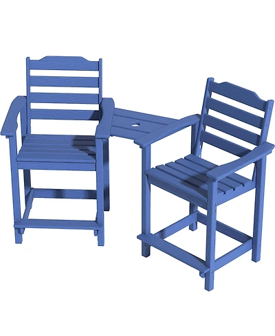 Decksplore A set of 2 economical bar stools (including the table board)