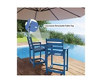 Decksplore A set of 2 economical bar stools (including the table board)