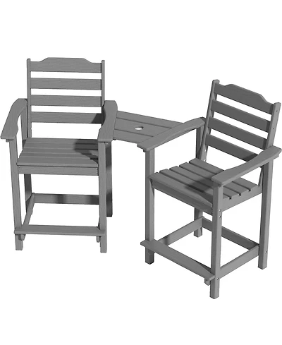 Decksplore A set of 2 economical bar stools (including the table board)