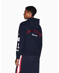 A|X Armani Exchange Men's Embroidered Multi Badge Hoodie