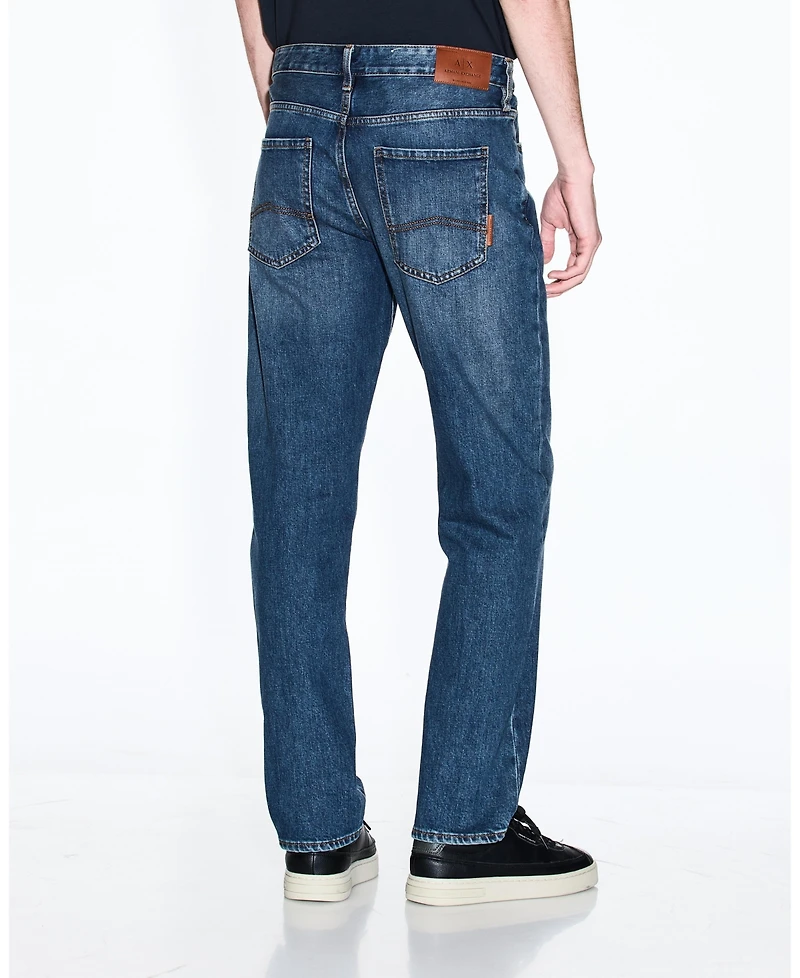 A|X Armani Exchange Men's J13 Comfort Slim Cotton Jeans