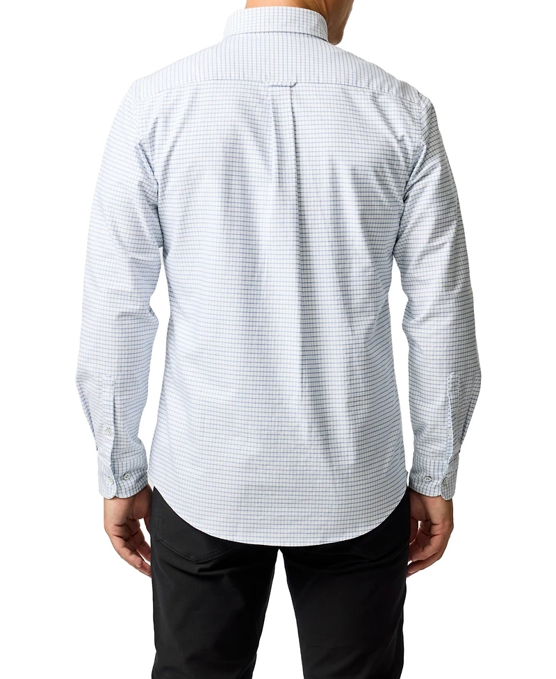 Rodd & Gunn Men's Check Oxford 5 Long Sleeve Sports Fit Shirt