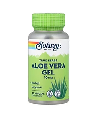 Solaray True Herbs Aloe Vera Gel - 100 VegCaps