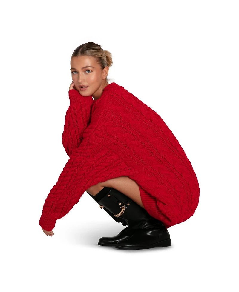 Belle & Bloom Women's Still The One Chunky Oversize Knit