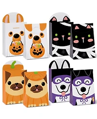 Big Dot of Happiness Halloween Pets - Assorted Birthday Party Goodie Boxes