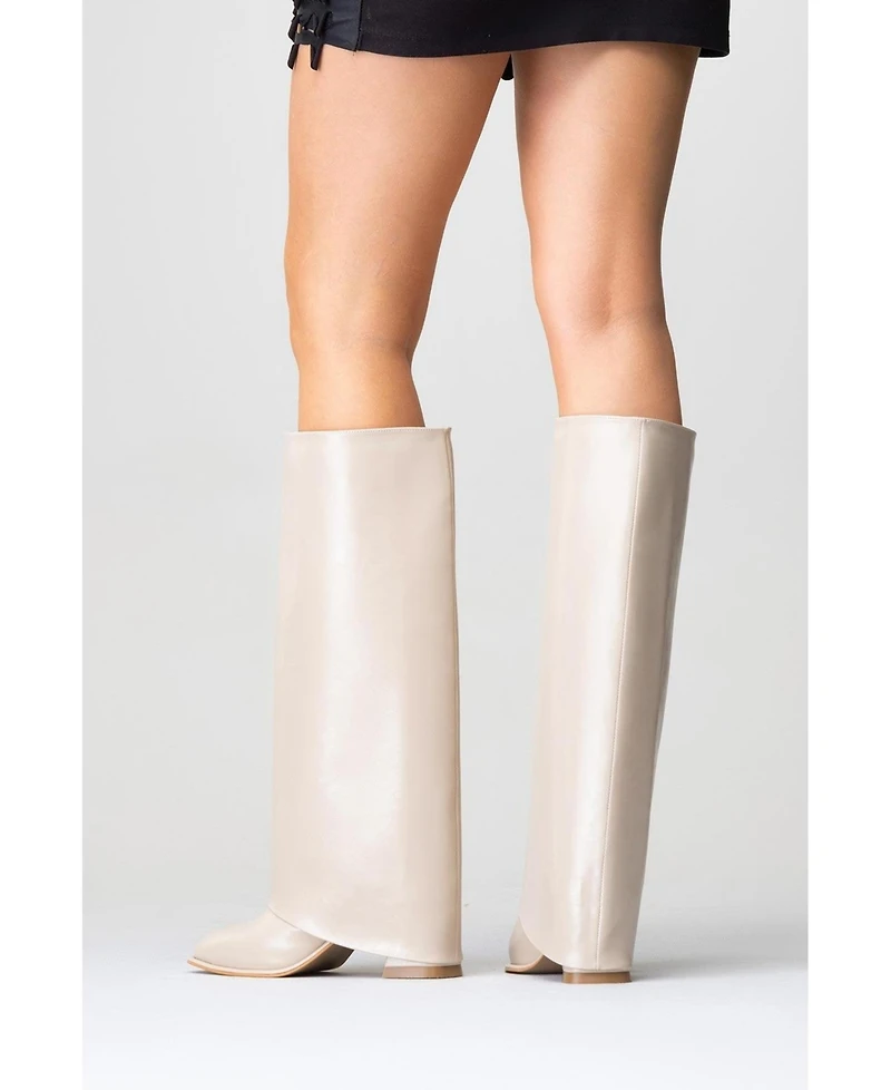 Prologue Shoes Maybe Chunky Heel Boot (Women)