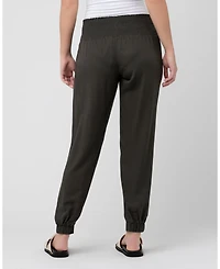 Ripe Maternity Comfortable Tencel Off Duty Pant Olive Wear