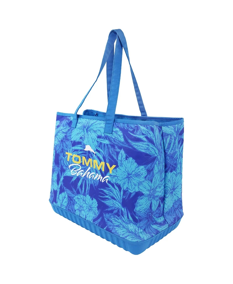 Tommy Bahama Water-Repellent Tote with Pouch – Tropical Floral Print