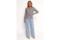 Petal and Pup Women's Quay Button Front Cardigan - Heather Grey