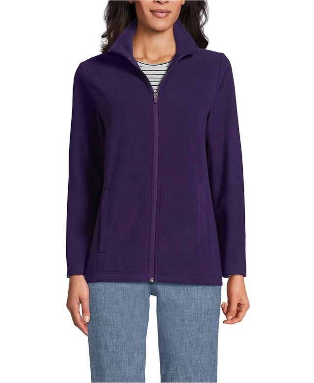 Lands' End Women's Thermacheck 100 Fleece Jacket Dulles Town Center