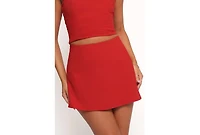 Petal and Pup Women's Suki Skort - Red