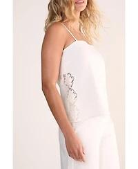Nasty Gal Women's Tailored Cutwork Side Strappy Top