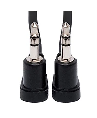Hosa Technology 2x 8" Stereo Mini Angled Male to Stereo Mini Angled Male 3.5mm Trs Ra Cable