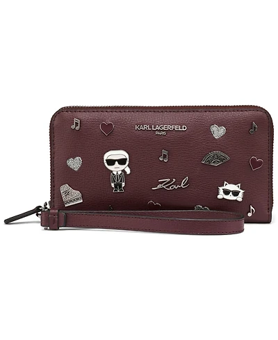 Karl Lagerfeld Paris Maybelle Continental Zip Wallet