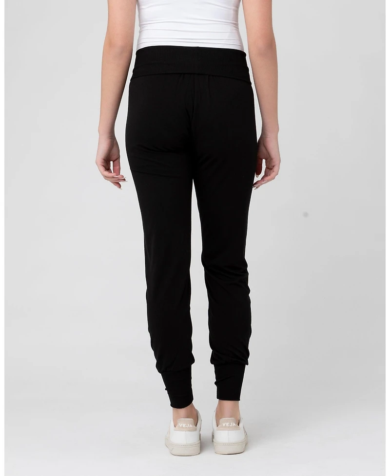Ripe Maternity Comfy Black Jersey Lounge Pants for Women - Style