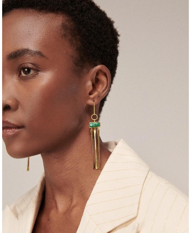 Ottoman Hands Yasmin Drop Earrings