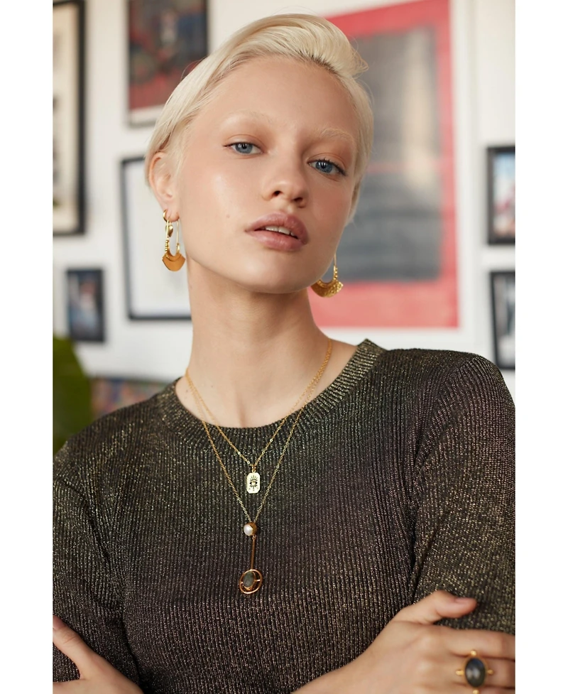 Ottoman Hands Selma Drop Earrings